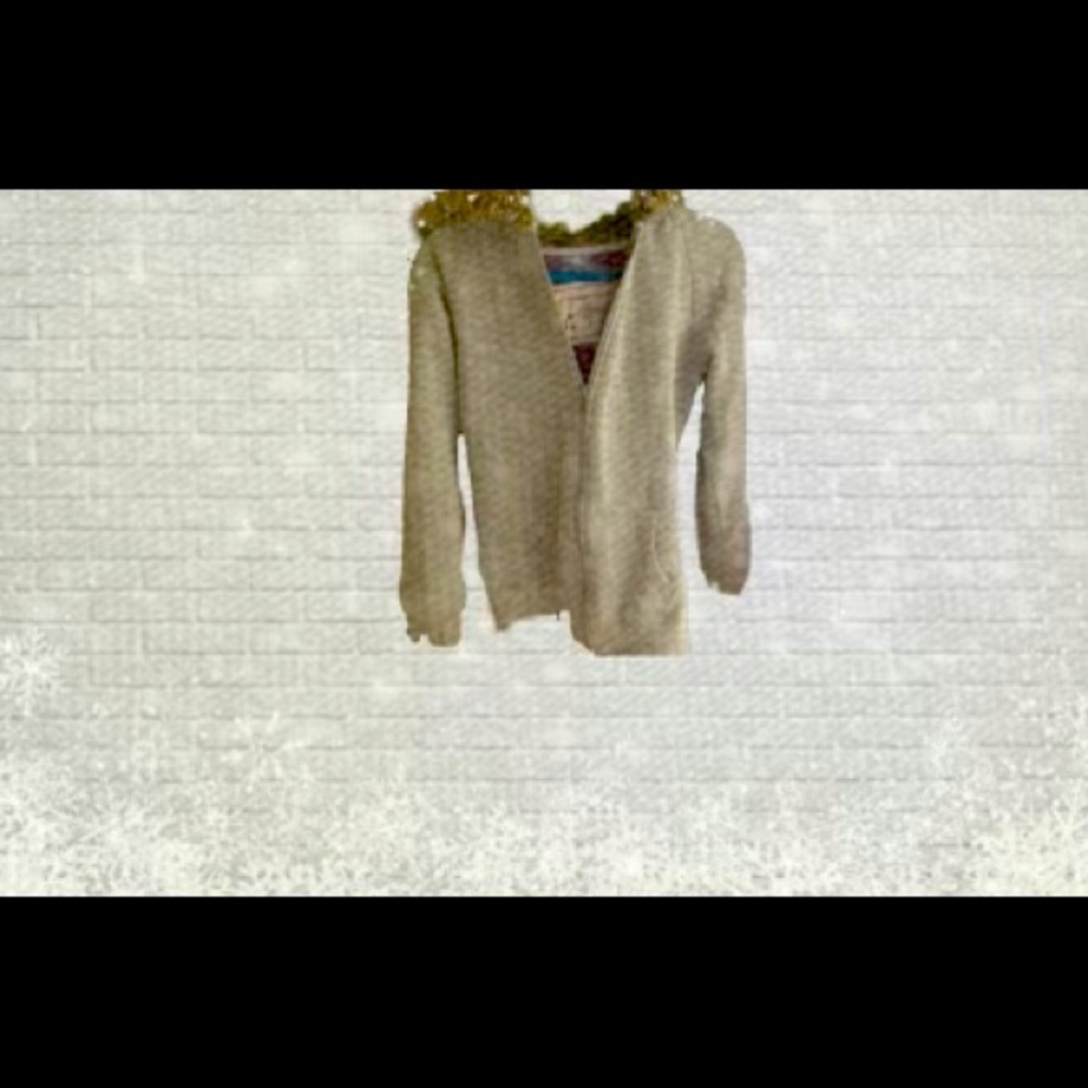 Mossimo Girl’s Hoodie With Faux Fur Trimming.🧸